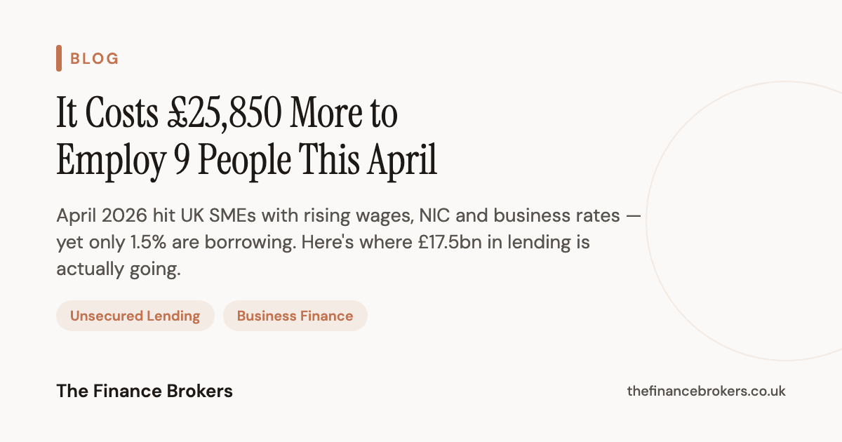 It Costs £25,850 More to Employ 9 People This April
