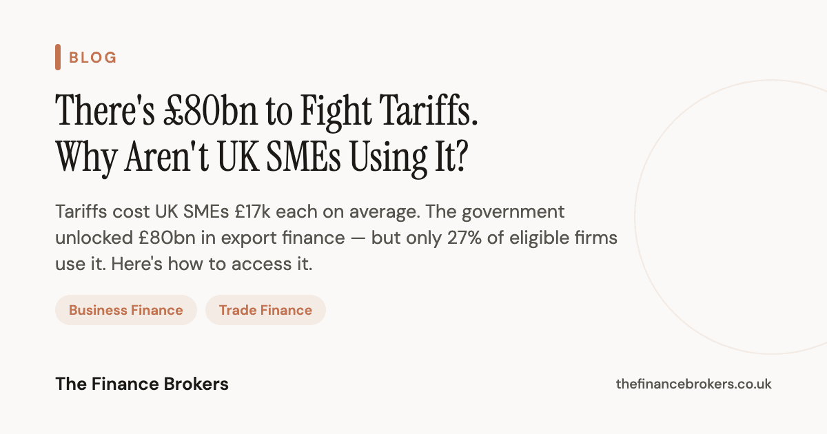 There's £80bn to Fight Tariffs. Why Aren't UK SMEs Using It?