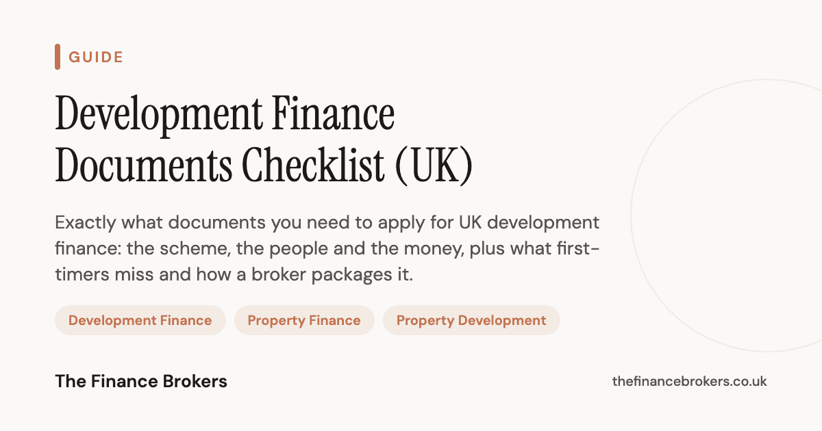 Development Finance Documents Checklist (UK)